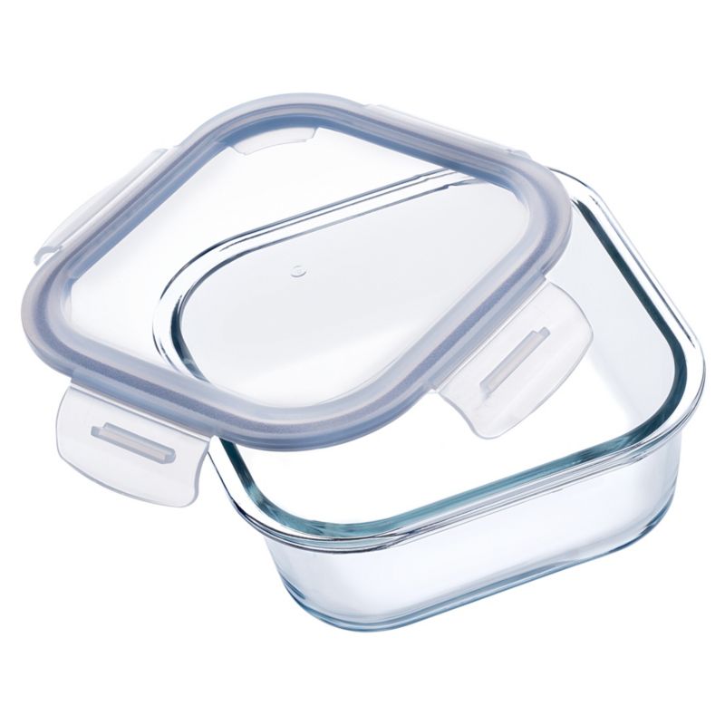 Pojemnik Na Żywność KADAX Szklany 800ml Z Pokrywką Pudełko Śniadaniówka Lunchbox 1szt.