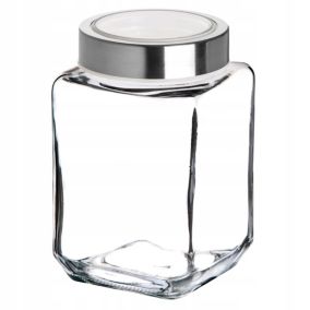 Pojemnik Na Żywność KADAX Szklany Z Pokrywą 1000ml Na Produkty Sypkie Słoik 1szt.