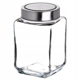 Pojemnik Na Żywność KADAX Szklany Z Pokrywą 1000ml Na Produkty Sypkie Słoik 1szt.