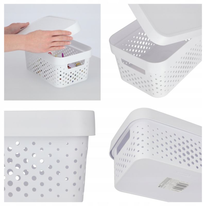 Pojemnik plastikowy Infinity Eko Curver 4.5L, biały