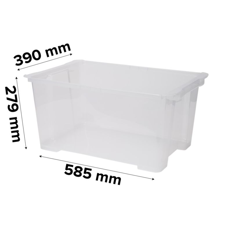 Pojemnik z pokrywą GoodHome Kaio 43 l