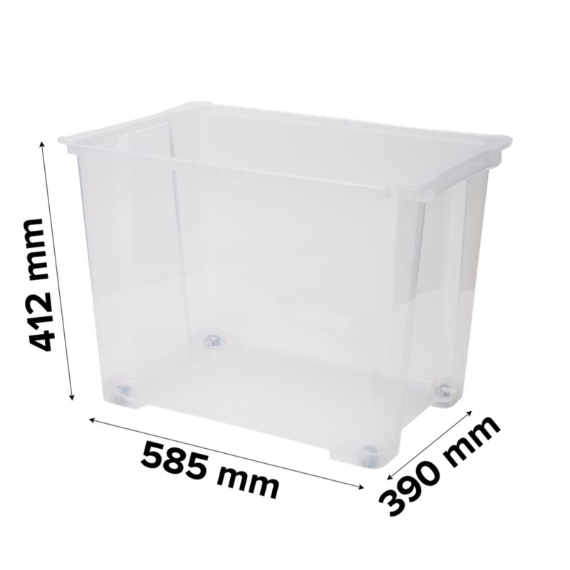 Pojemnik z pokrywą GoodHome Kaio 63 l