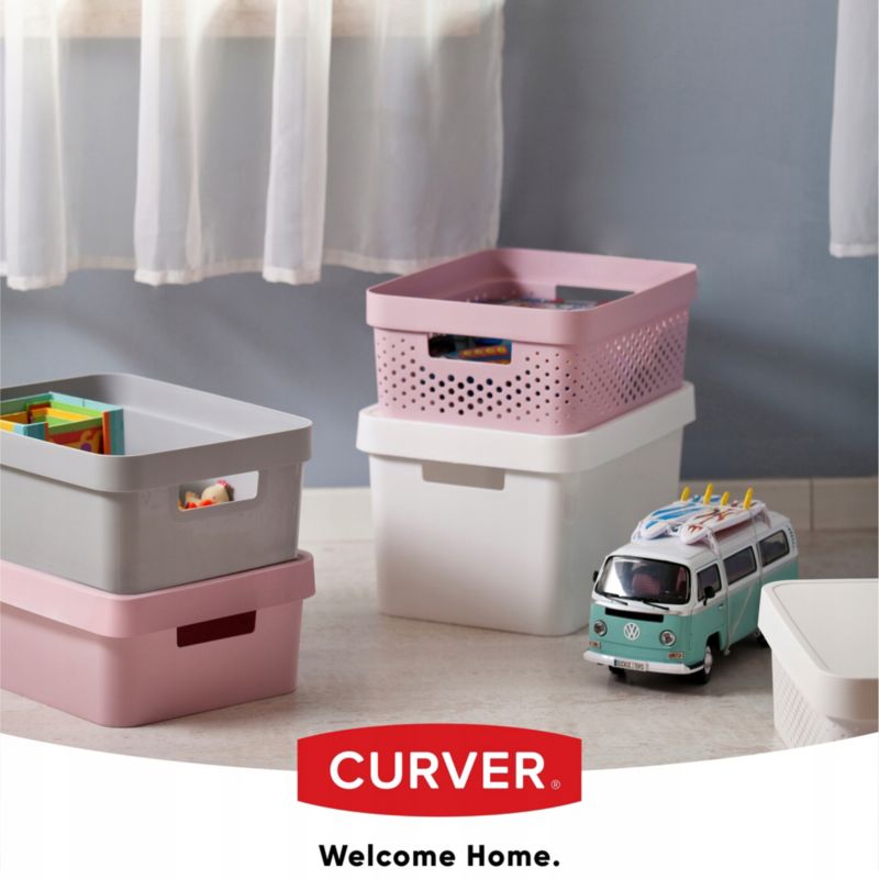 Pojemnik z pokrywką Infinity Curver 11L, biały