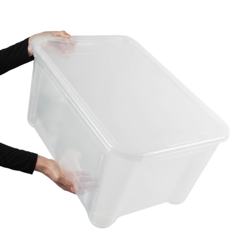 Pojemnik z przykrywką 70L Curver T Box, transparentny