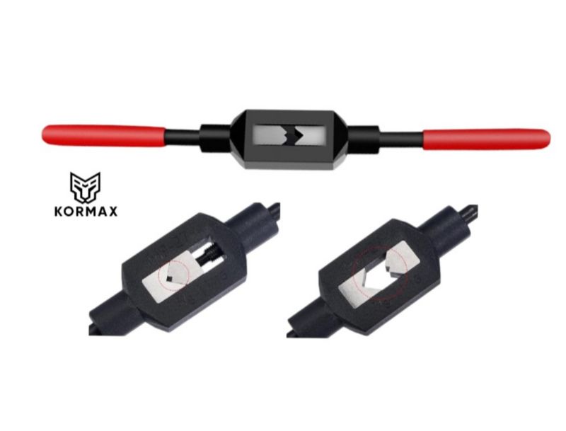 Pokrętło uchwyt do gwintownika Kormax M3-M10 ze stali stopowej (PGM3-M10) - 1 szt.