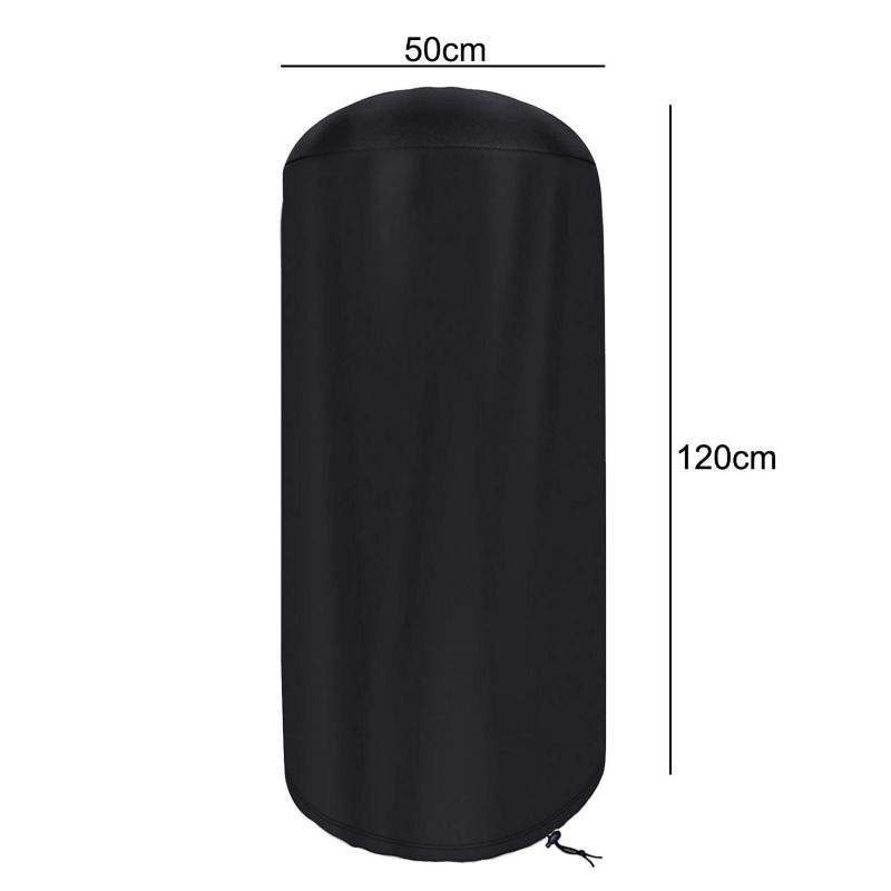 Pokrowiec na Parasol Grzewczy Promiennik Walec Gazowy Ferocity 50x120 cm czarny 1 szt.