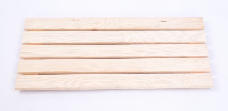 Pokrywa do skrzynki na owoce i warzywa MODO24 ażurowa szerokość 57 cm drewno naturalne 1 szt