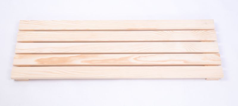 Pokrywa do skrzynki na owoce i warzywa MODO24 ażurowa szerokość 77 cm drewno naturalne 1 szt