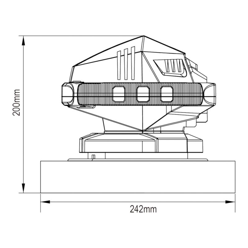 Polerka Mac Allister 18V 254 mm bez akumulatora