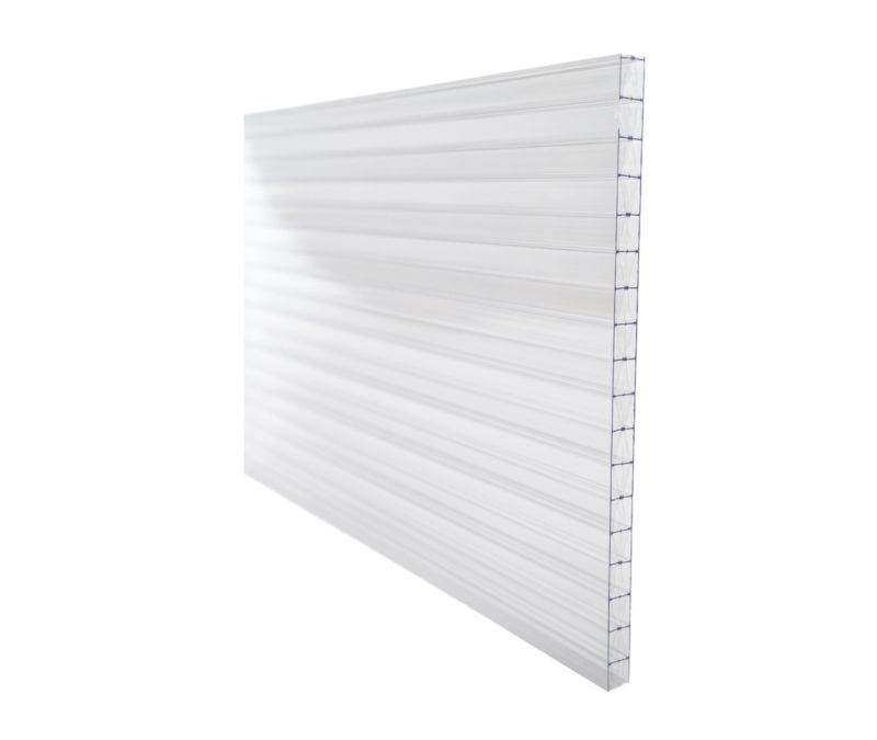 Poliwęglan komorowy TECH-PLAST 10mm bezbarwny 1,05 x 3,00m X-premium 1 szt.