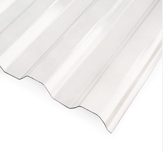 Poliwęglan trapezowy TECH-PLAST 76/18 bezbarwny 0,75mm 1,06 x 2,50m 1 szt.