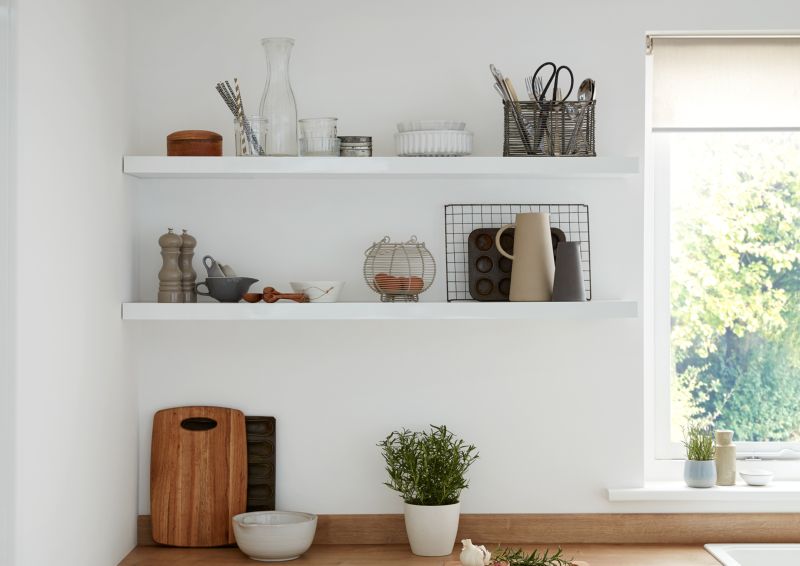 Półka Cusko 30 x 235 x 1180 mm biały połysk