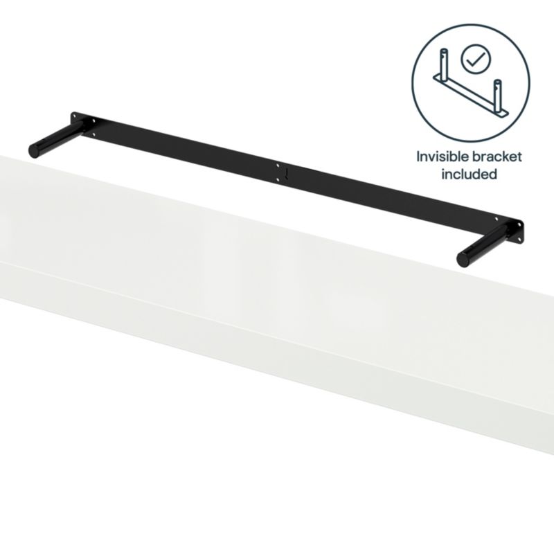 Półka Cusko 30 x 235 x 1180 mm biały połysk