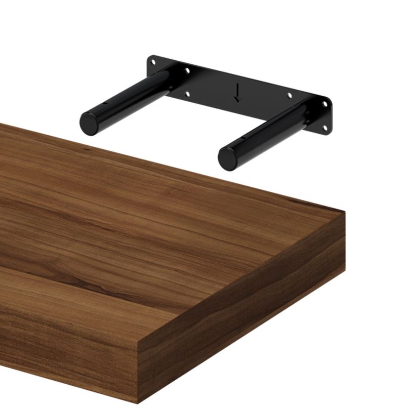 Półka Cusko 30 x 235 x 300 mm orzech