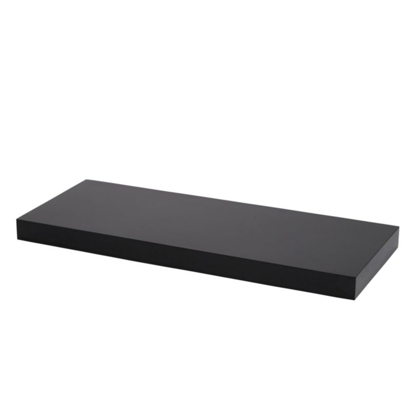 Półka dekoracyjna Form Cusko 38 x 235 x 600 mm czarna