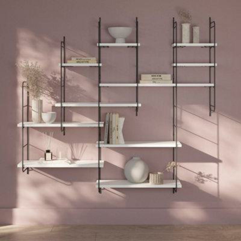 Półka dekoracyjna Form Rigga 18 x 190 x 600 mm biała