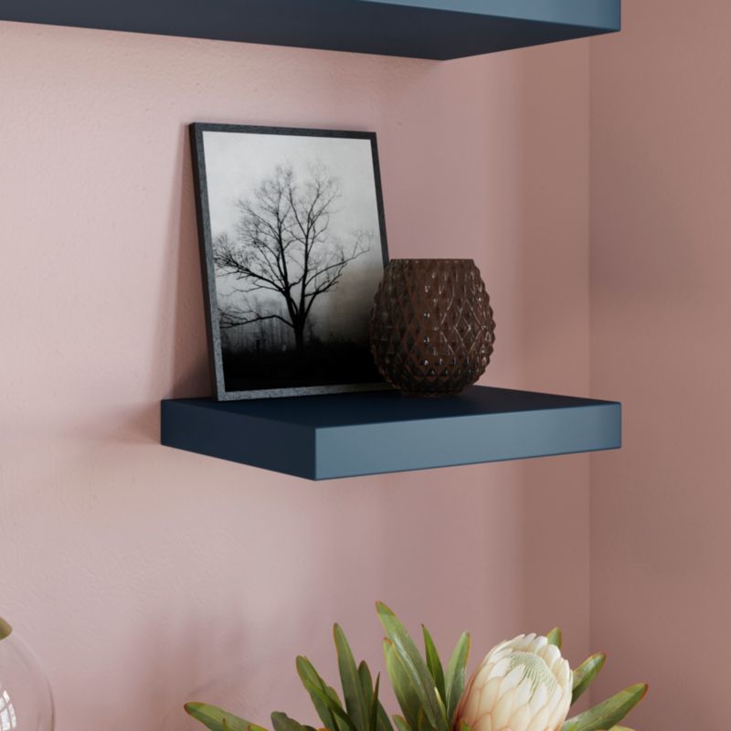 Półka dekoracyjna GoodHome Cusko 38 x 235 x 300 mm granatowa