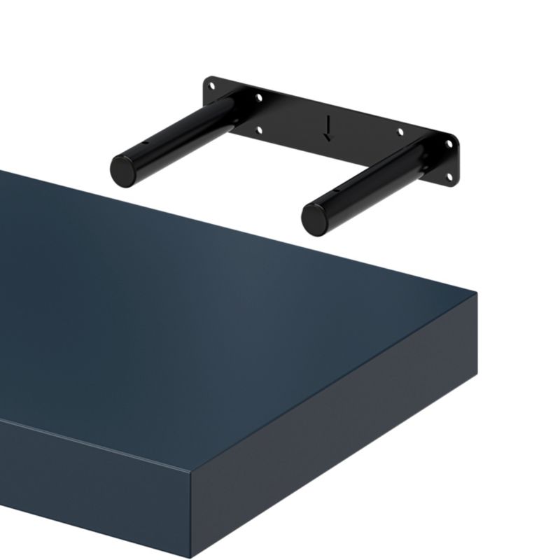 Półka dekoracyjna GoodHome Cusko 38 x 235 x 300 mm granatowa