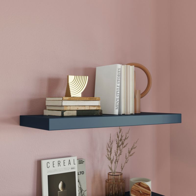 Półka dekoracyjna GoodHome Cusko 38 x 235 x 600 mm granatowa