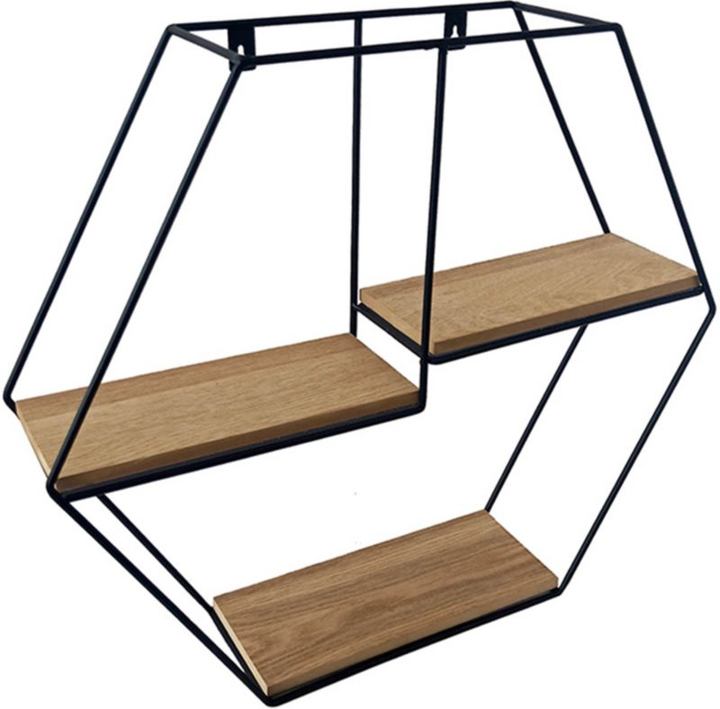 Półka dekoracyjna hexagon 420 x 480 x 110 mm