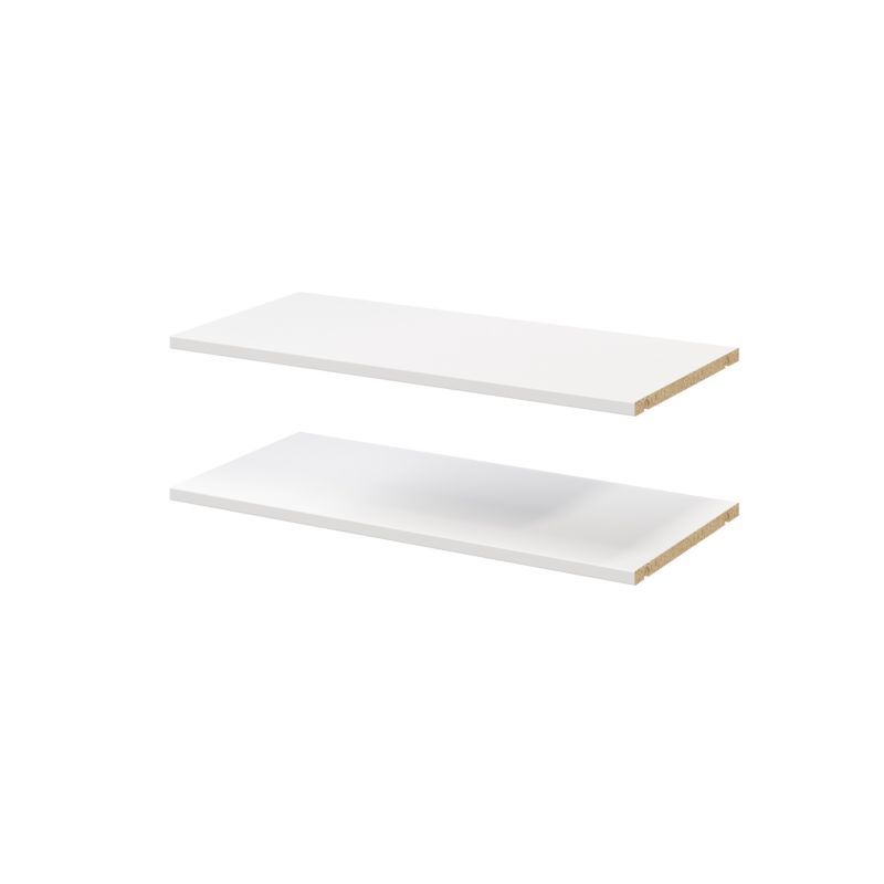 Półka do korpusu GoodHome Atomia 35 x 75 cm biały 2 szt.
