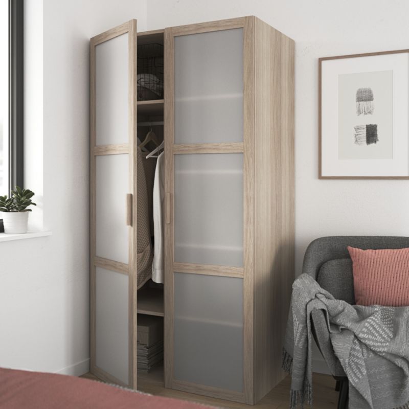 Półka do korpusu GoodHome Atomia 58 x 50 cm dąb 2 szt.