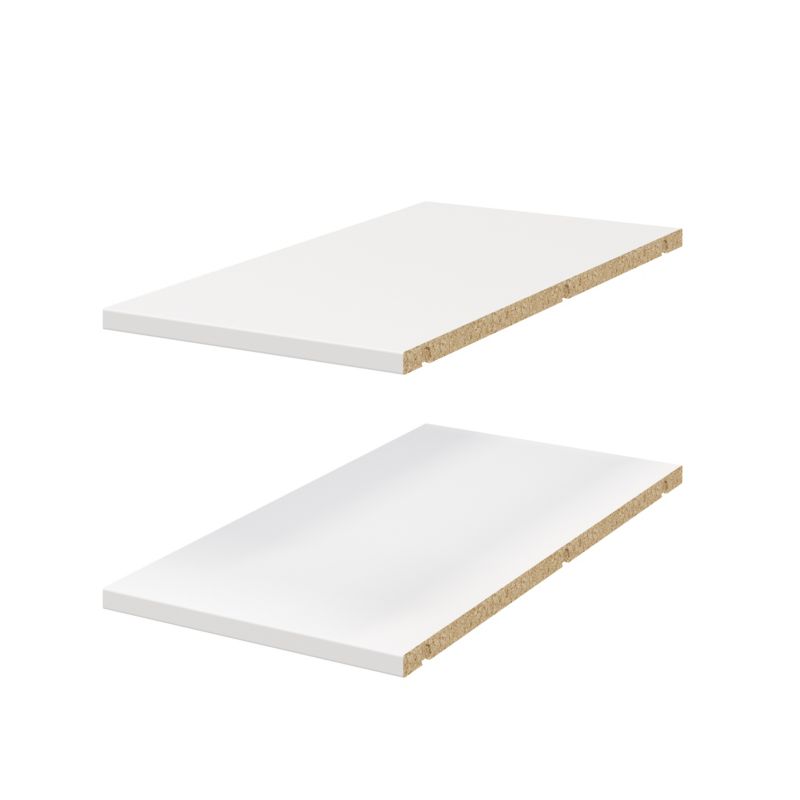 Półka do korpusu narożnego GoodHome Atomia 30 x 225 cm biały 2 szt.