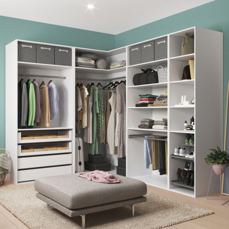 Półka do korpusu narożnego GoodHome Atomia 30 x 225 cm biały 2 szt.