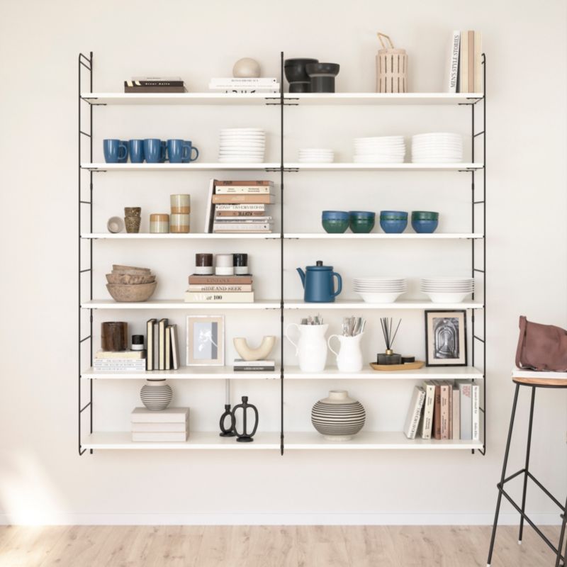 Półka GoodHome Rigga 29 x 80 cm biały