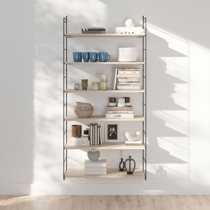 Półka GoodHome Rigga 29 x 80 cm dąb