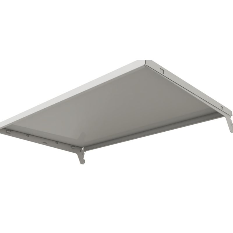 Półka metalowa 66 x 40 cm biała