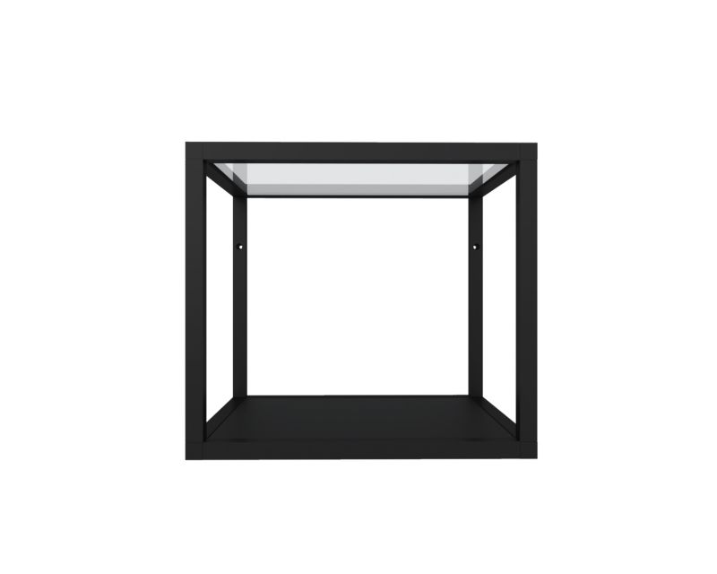Półka metalowa Qbox czarna 40 cm