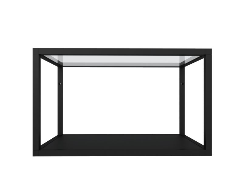 Półka metalowa Qbox czarna 60 cm