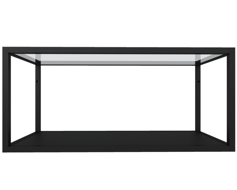 Półka metalowa Qbox czarna 80 cm