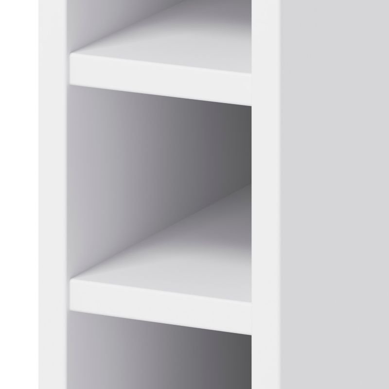 Półka na wino wysoka GoodHome Caraway 15 cm biała
