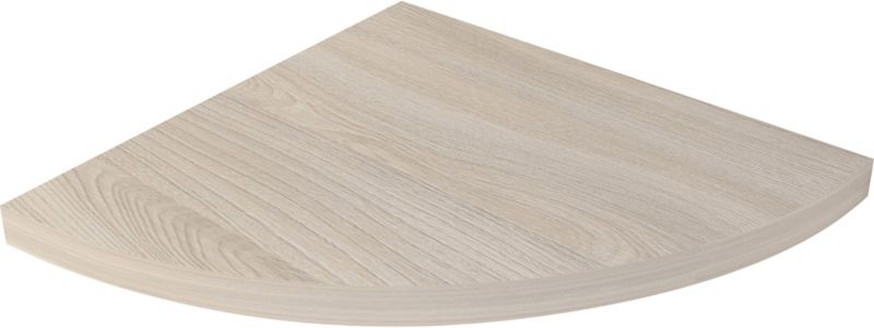 Półka narożna 1,8 x 25 x 25 cm GoodHome Rigga dąb