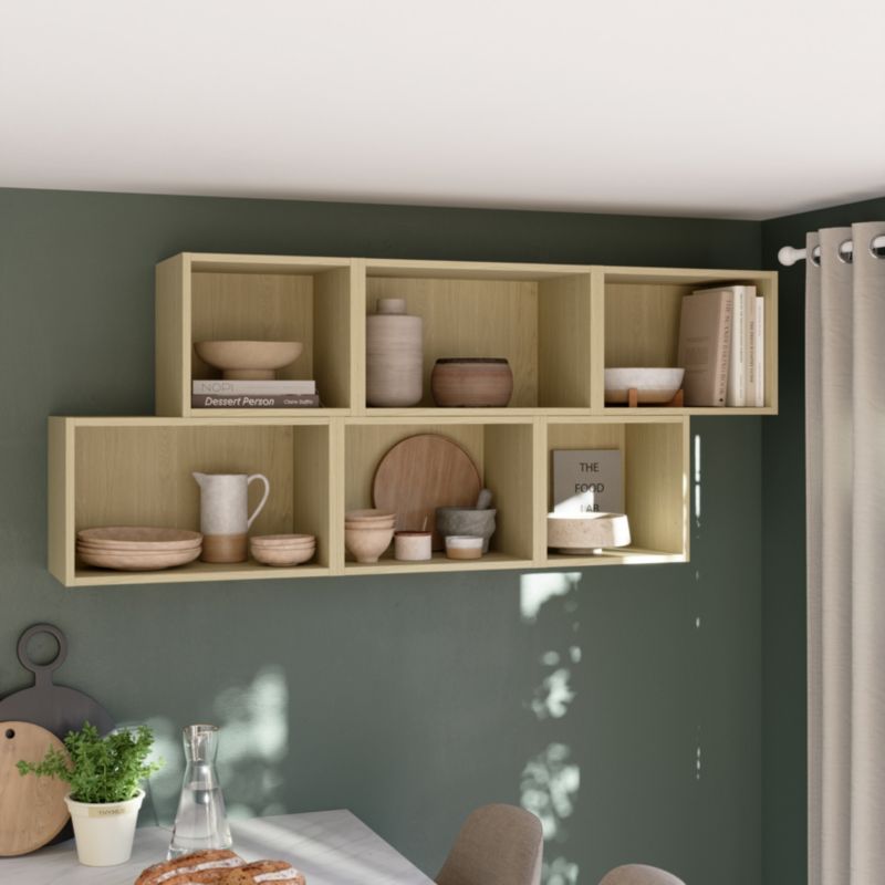 Półka pozioma GoodHome Caraway 50 cm jasny dąb