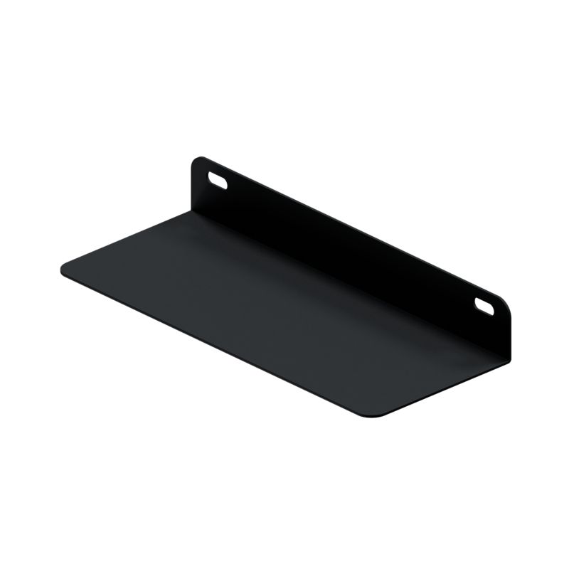 Półka prostokątna Stegu Moduall 24 cm czarna