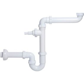Półsyfon do zlewozmywaka 1-komorowego Ani-plast ergonomiczny