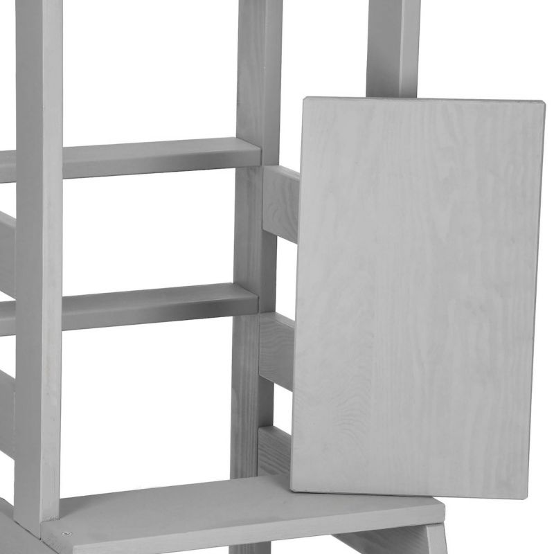 Pomocnik kuchenny Springos 90cm kitchen helper, podest dla dzieci szary 1 szt.