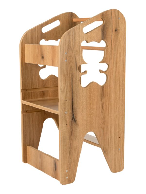 Pomocnik kuchenny VERK.design 80cm kitchen helper, podest dla dzieci brązowy 1 szt.