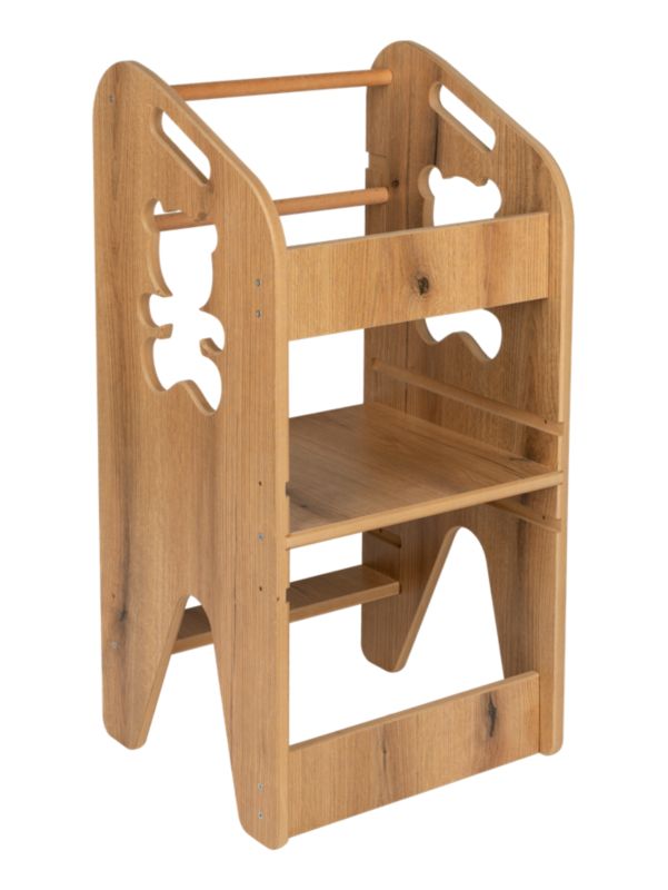 Pomocnik kuchenny VERK.design 80cm kitchen helper, podest dla dzieci brązowy 1 szt.