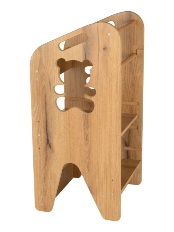 Pomocnik kuchenny VERK.design 80cm kitchen helper, podest dla dzieci brązowy 1 szt.