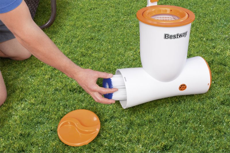 Pompa Bestway Skimmer 3974 l/h pomarańczowa