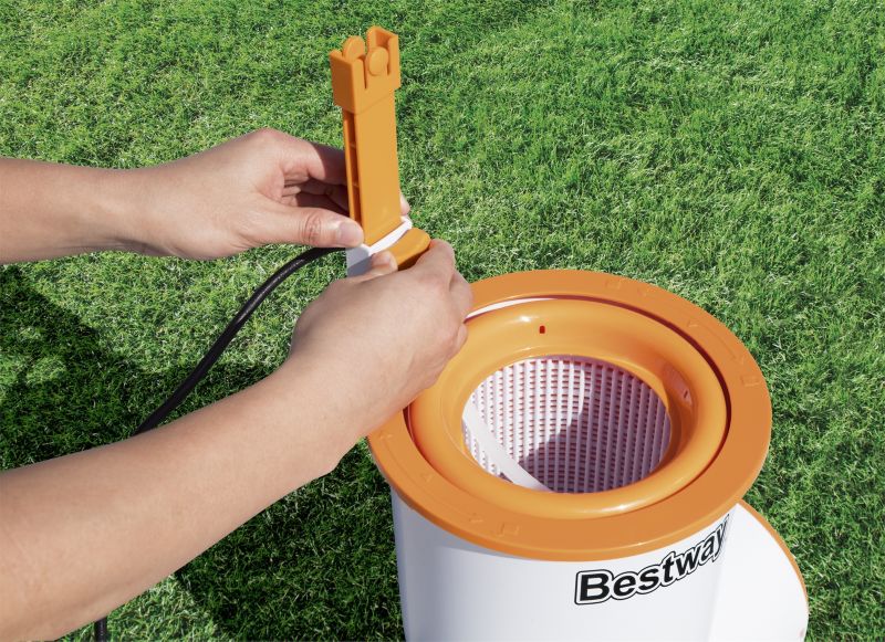 Pompa Bestway Skimmer 3974 l/h pomarańczowa