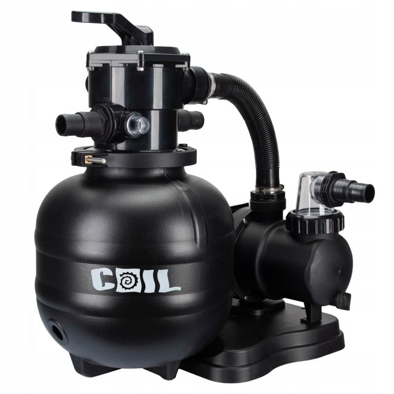 Pompa filtr do basenu piaskowa do filtracji piaskowej Coil 7000l/h cicha samozasysająca 1szt