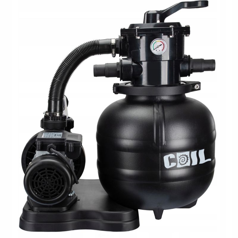 Pompa filtr do basenu piaskowa do filtracji piaskowej Coil 7000l/h cicha samozasysająca 1szt