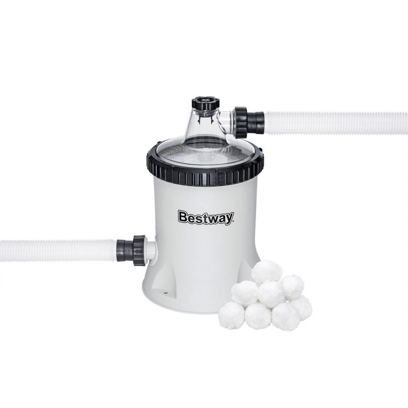 Pompa filtrująca Bestway do basenu 5678 l/h + kulki filtrujące  58870 1szt.