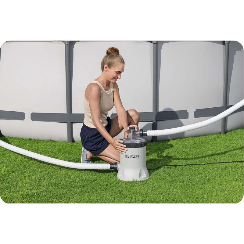 Pompa filtrująca Bestway do basenu 5678 l/h + kulki filtrujące  58870 1szt.
