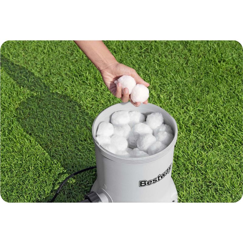 Pompa filtrująca Bestway do basenu 5678 l/h + kulki filtrujące  58870 1szt.